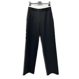 Autre Marque-NON SIGNE / UNSIGNED  Trousers T.International M Wool-Black