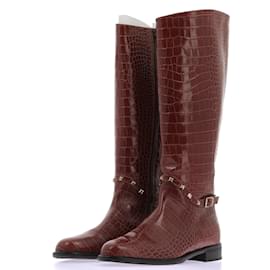 Autre Marque-NON SIGNE / UNSIGNED  Boots T.eu 39 leather-Brown