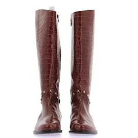 Autre Marque-NON SIGNE / UNSIGNED  Boots T.eu 39 leather-Brown