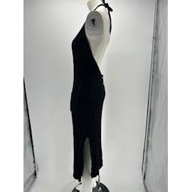 Ganni-GANNI  Dresses T.International S Cotton-Black