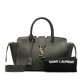 Yves Saint Laurent Cabas en cuir pour bébé Downtown Gris