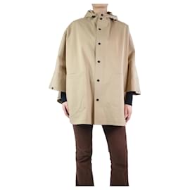 Hermès-Beige hooded rain cape - size S-Beige