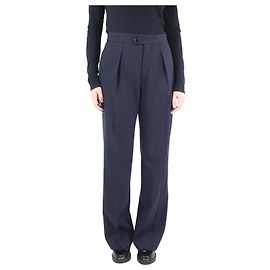 Chloé Pantalón recto de sastre azul - talla UK 12 Azul