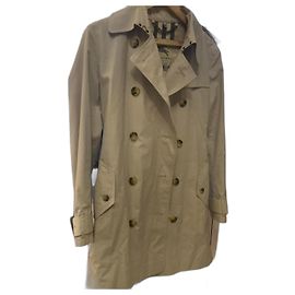 Gabardina Burberry Beige de Algodón Beige