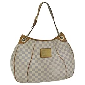 Louis Vuitton-LOUIS VUITTON Damier Azur Galliera PM Shoulder Bag N55215 LV Auth 61163-Other