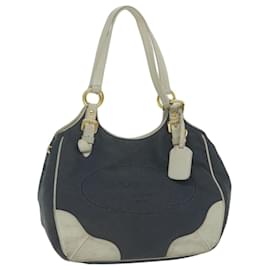 Prada-PRADA Borsa tote Canvas Navy Auth 61635-Blu navy