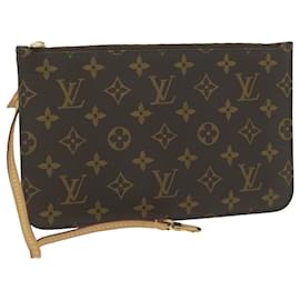 Louis Vuitton-LOUIS VUITTON Monogram Neverfull MM Pochette Accessoire Pochette LV Auth yk9881-Monogramme