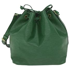 Louis Vuitton-LOUIS VUITTON Epi Petit Noe Sac à Bandoulière Vert M44104 Auth LV 61617-Vert