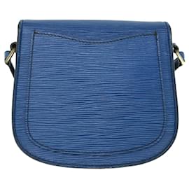 Louis Vuitton-LOUIS VUITTON Epi Saint Cloud PM Shoulder Bag Blue M52195 LV Auth yk9911-Blue
