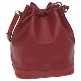 Louis Vuitton-LOUIS VUITTON Epi Noe Bolso de hombro Rojo M44007 LV Auth 62216-Roja