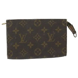 LOUIS VUITTON Monogram Bucket PM Accessory Pouch LV Auth 62166 Monogram