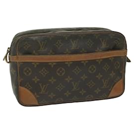 Louis Vuitton-Louis Vuitton Monogram Compiegne 28 Bolsa de Embreagem M51845 LV Auth am5429-Monograma