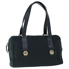 Gucci-Gucci Borsa a tracolla in tela GG nera 152457 Auth ep2686-Nero