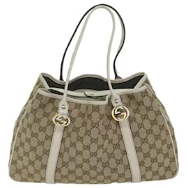 Gucci-Sacola GUCCI GG Canvas GG Twins Bege 232957 Auth am5445-Bege