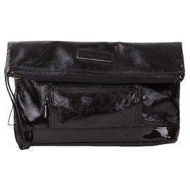 Longchamp Pochette en cuir Noir