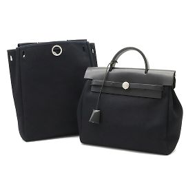 Hermès Hermes Herbag Schwarz