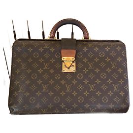 Louis Vuitton Borsa da medico Monogram marrone pelle Marrone