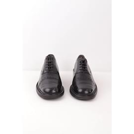Robert Clergerie-leather lace-ups-Black