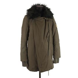 Zadig & Voltaire Abrigo de algodón Caqui
