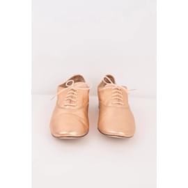 Repetto-leather lace-ups-Pink