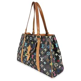 Louis Vuitton-Louis Vuitton x Takashi Murakami Monograma Preto Multicolore Aurelia MM-Outro