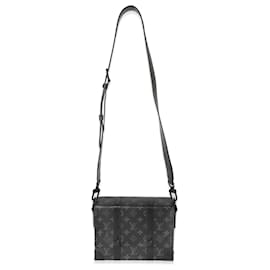 Louis Vuitton-Louis Vuitton Monogram Eclipse Trunk Messenger-Black
