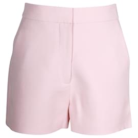 Valentino Garavani-Valentino Tailored Shorts in Pink Wool-Pink