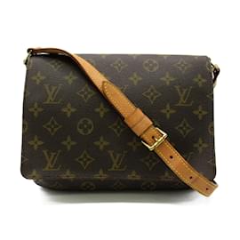 Louis Vuitton-Monogramma Musette Tango Cinturino Corto M51257-Marrone