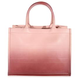 Dior-Christian Dior Pink Gradient Leather Medium Book Tote-Pink