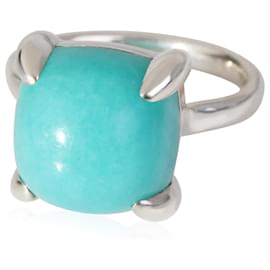 Tiffany & Co-TIFFANY & CO. Paloma Picasso Sugar Stacks Ring mit Amazonit-Silber,Metallisch