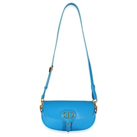 Dior-Christian Dior Blue Leather Bobby East West Horizon Bag-Blue