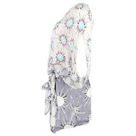 Diane Von Furstenberg-Diane Von Furstenberg Robyn Printed Layered Dress in Multicolor Silk-Other,Python print