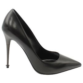 Escarpins à talon pointu à bout pointu Tom Ford en cuir noir Noir