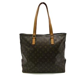 Louis Vuitton-Monogram Cabas Mezzo Zip Tote Bag M51151-Braun