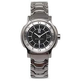 Bulgari-Bvlgari Silver Quartz Stainless steel Soletempo Watch-Silvery