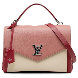 Louis Vuitton-Bolso con asa rosa MyLockMe de Louis Vuitton-Rosa,Roja