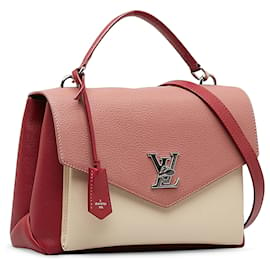 Louis Vuitton-Rosa MyLockMe-Grifftasche von Louis Vuitton-Pink,Rot