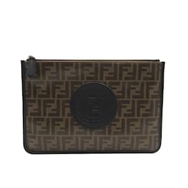 Fendi-Zucchino Clutch 7N0078A5K4F17pz-Brown