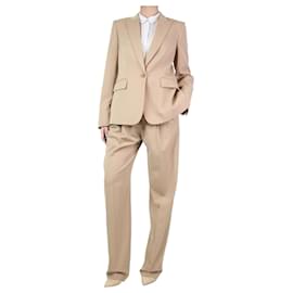 Stella Mc Cartney-Beige jacket and trouser set - size UK 12-Other