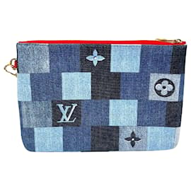 Louis Vuitton-Louis Vuitton POCHETTE NEVERFULL-Bleu