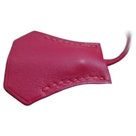 Hermès-clochette , nuova cerniera e lucchetto Hermès per la borsa per la polvere Hermès-Rosa