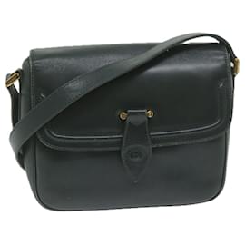 Gucci-Bolsa de ombro entrelaçada GUCCI Couro Verde 007 256 0084 Auth yk9878-Verde