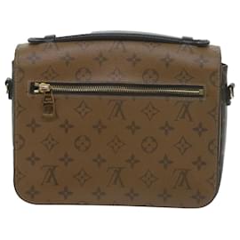 Louis Vuitton-LOUIS VUITTON Monogram Pochette Metis MM 2Way Hand Bag M41465 LV Auth 61935A-Monogram