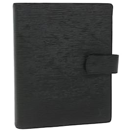 Louis Vuitton-LOUIS VUITTON Epi Agenda GM Day Planner Cubierta Vintage Negro R20062 TB de autenticación de LV981-Negro