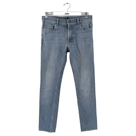 Prada-Jeans slim in cotone-Blu