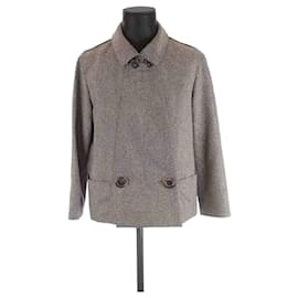 Louis Vuitton-Giacca da abito in lana-Grigio