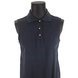 Dior-Cotton Polo Shirt-Blue