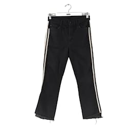 Mother-Straight cotton jeans-Black