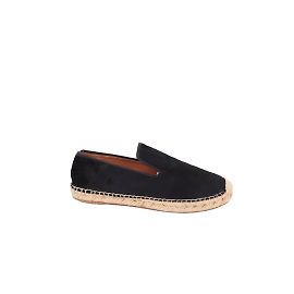 Céline Espadrilles aus Leder Schwarz
