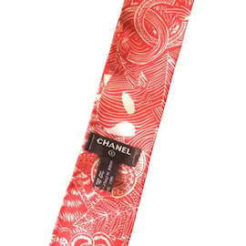 Chanel-Sarja de soie Chanel-Vermelho